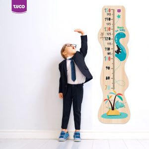 misurabimbo in legno, misura altezza in legno per bambino e bambina, metro bimbo