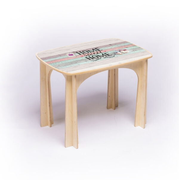 tavolo tavolino in legno per bambini stampato TUCO