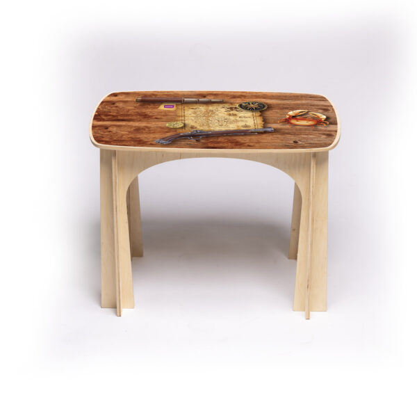tavolo tavolino in legno per bambini stampato TUCO
