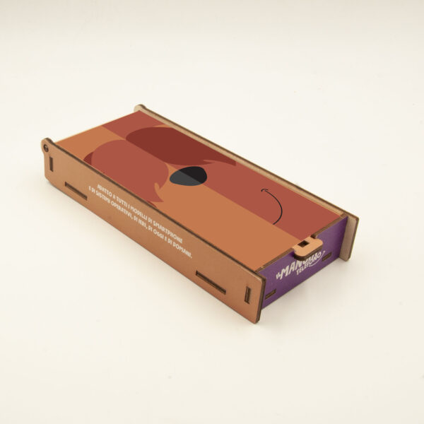 mangiatelefono scatola in legno per giocare metti via il cellulare e gioca free mobile