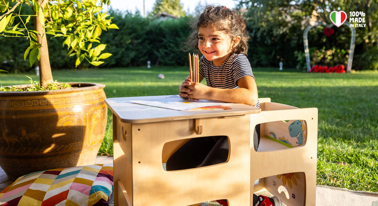 Set Tavolino e Sedia Montessori • Wood & Woof