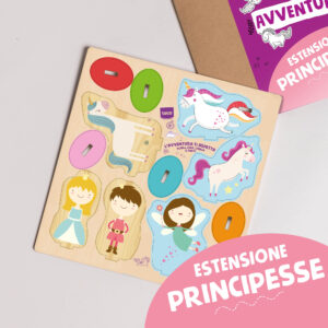 Creavventure. gioco in legno da montare per creare avventure e stimolare lo storytelling nel bambino.