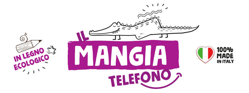 MANGIATELEFONO TUCO una scatola in legno per mettere via il telefono e giocare